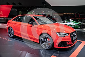 Audi RS3 Sportback Quattro car