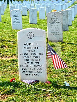 Audie Murphy Grave in Arlington