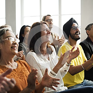 Audience Applaud Clapping Happiness Appreciation Training Concept