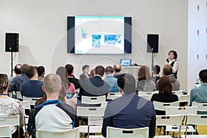 Audience at conference hall