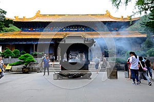 Audience hall of FaYu Temple