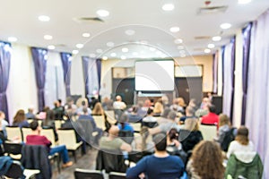 Audience in the lecture hall