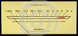 Audio Amplifier Analog Power Meter