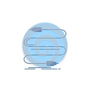 audio, cable, cord, sound, wire Glyph Icon