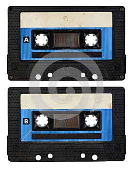 Audio cassette isolated