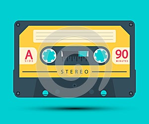 Audio Cassette Retro Analogue Vector Object