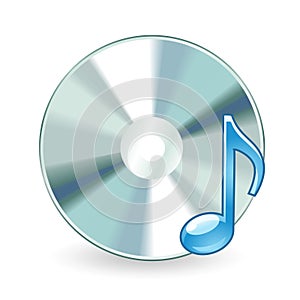 Audio cd isolated