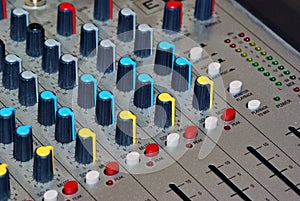 Audio channel mixer
