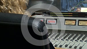 Audio control on the radio station