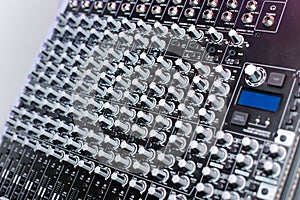 Audio controller panel