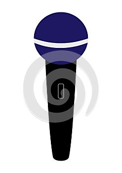 Audio correspondent microphone for interviewing in the news