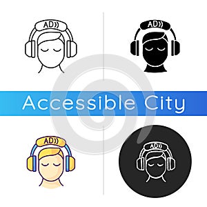 Audio description icon