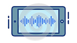 Audio Equalizer for Sound Customization on Tablet, vector design Generative AI