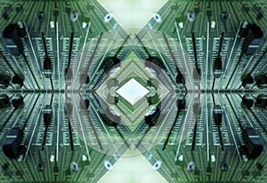 Audio faders pattern