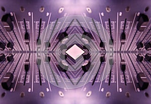 Audio faders pattern