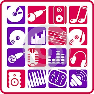 Audio icons