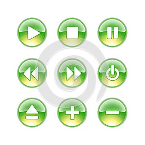 Audio icons lime