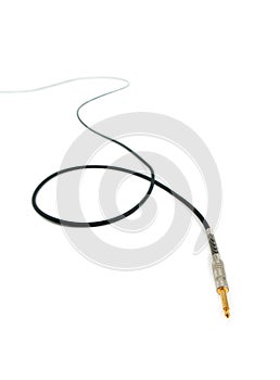 Audio / instrument cable extending into background