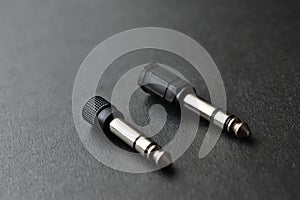 Audio Jack adapters with 3.5 mm Jack 6.3 mm-Mini Jack 3.5 mm