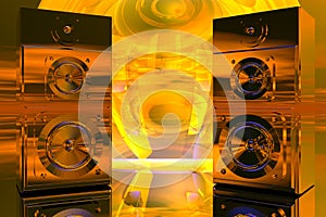 Audio Loudspeakers abstract photo