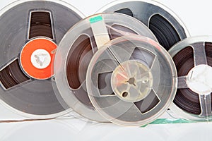 Audio magetic reel tape photo