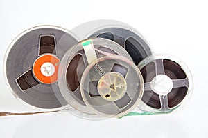 Audio magetic reel tape photo