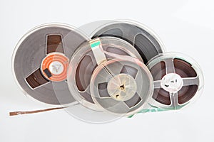 Audio magetic reel tape photo