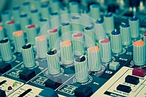 Audio Mixer Console photo