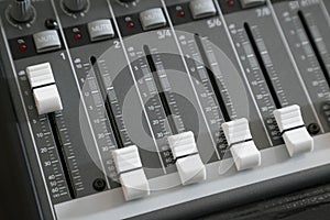 Audio mixer deck