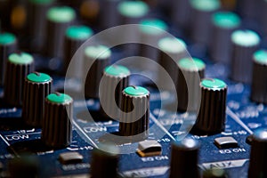 Audio mixer detail