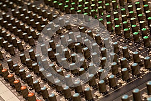 Audio mixer detail