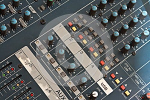 Audio mixer detail