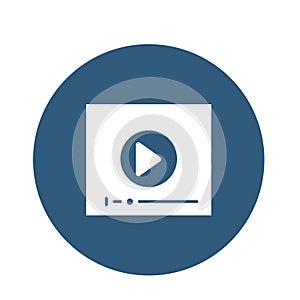 Audio player Vector icon which can easily modify or edit
