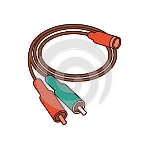 Audio plug connector icon