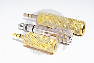 Audio plugs. Jack