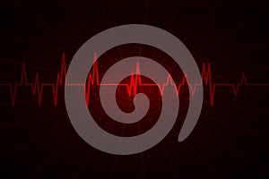 Audio or pulse beat wave