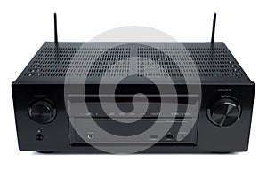Audio receiver, isolate on a white background, studio