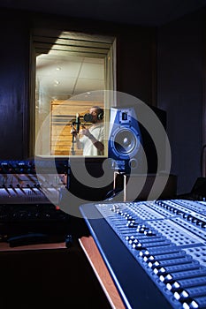 Audio recording studio