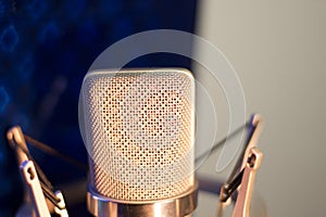 Audio recording vocal studio voice microphone