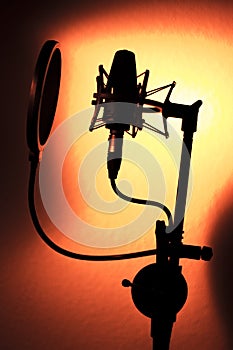 Audio recording vocal studio voice microphone