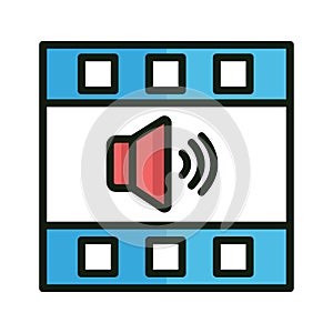 Audio song Isolated Vector icon which can easily modify or edit