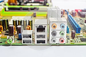 audio sound outputs motherboard photo