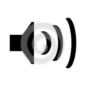 Audio speaker icon.Music Volume icon.