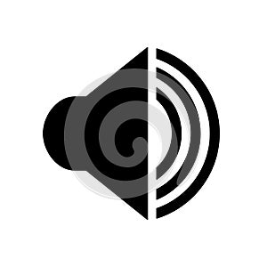 Audio speaker volume icon for apps and websites - for stock