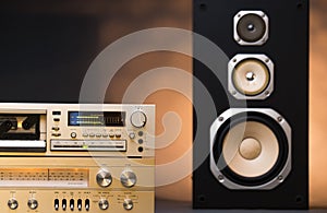 Audio stereo rack