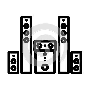 Audio System Speakers Icon