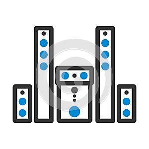 Audio System Speakers Icon