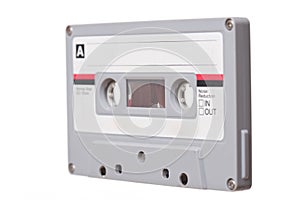 Audio Tape on white background