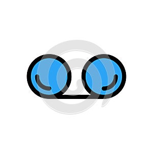 Audio vector flat color icon