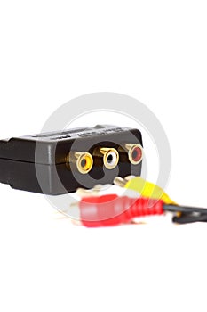 Audio video cable block A